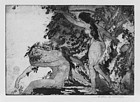 Arthur Bowen Davies, Etching, "Maenads," 1918-1919