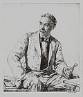 Sir Frances Dodd, Etching, "Charles March Gere," c 1927