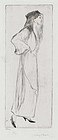 Max Pollak, etching, "L'dia" c. 1930