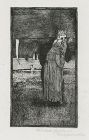 Heinrich Vogeler, etching, "Death and the Old"