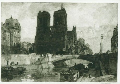 Leonard R. Squirrell, Notre Dame, Paris, 1924