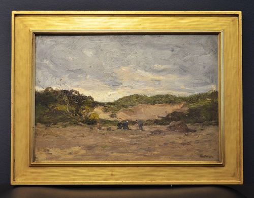 Charles Paul Gruppe, Dunes at Sunrise, oil painting