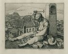 The Stone Breaker, Robert Austin, etching,, pencil signed