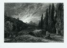 Samuel Palmer etching, The Early Ploughman