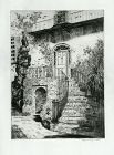Alfred Hutty, Charleston, My Doorway on Tradd Street