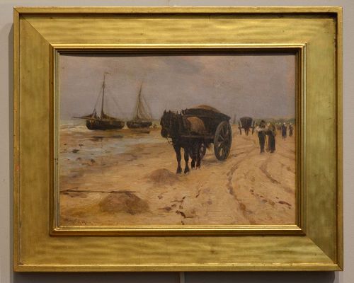 William Howe painting Normandy Coast