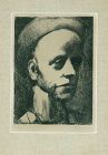 Georges Rouault lithograph, Self Portrait, pencil signed