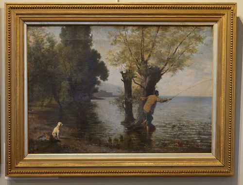 Francois Vuagnat painting, Fisherman's Friend