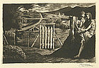 Frederico Castellon, Lithograph, "Taos Tryst"