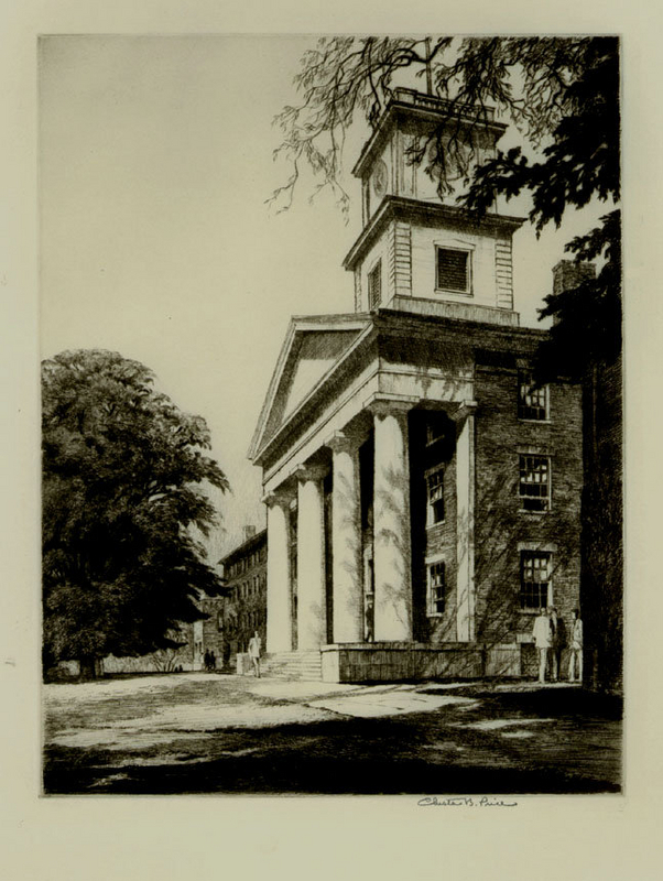 Chester B. Price, Etching, &quot;Architectural Study&quot;