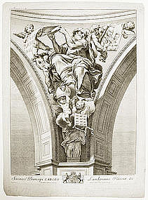 Nicholas Dorigny, Engraving, "Saint Luke"