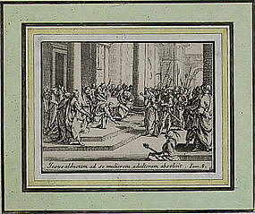 Jacques Callot, Engraving, Scene from the New Testament