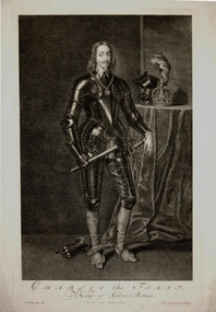 Pieter Stevens van Gunst, engraving, "Charles I"