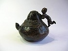 Chinese Ming Dynasty Bronze Water Dropper