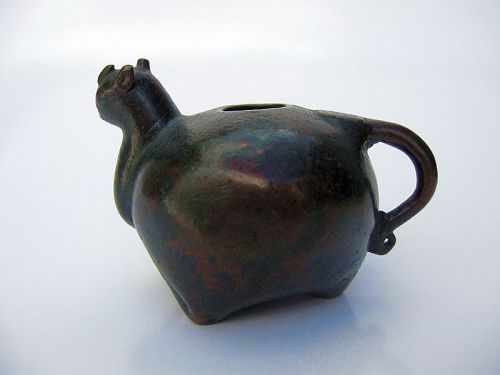 Chinese Ming Period Bronze Water Dropper