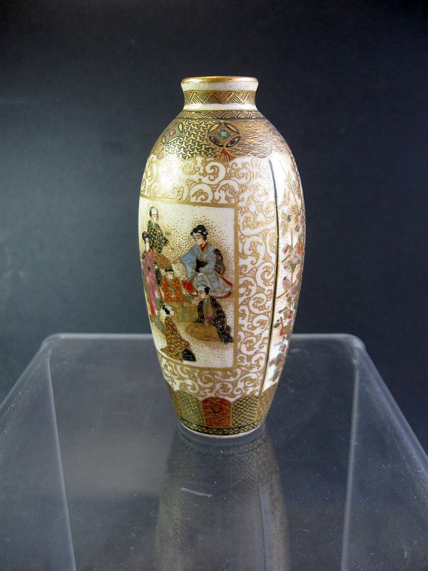 Japanese Satsuma Vase by Kozan