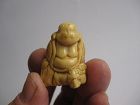 Japanese Netsuke of a Hotei with His Bag