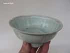 Chinese Qingbai Lobed Stem Cup, Song