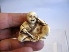 Japanese Netsuke of a Young Child Crying