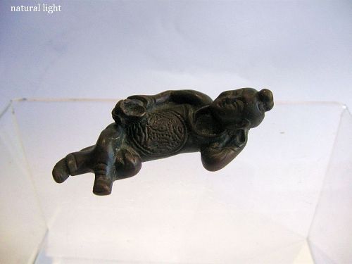 Chinese Ming Period Bronze Scroll Weight