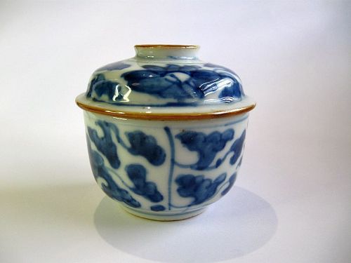 Chinese Porcelain Kangxi Period Lidded Pot