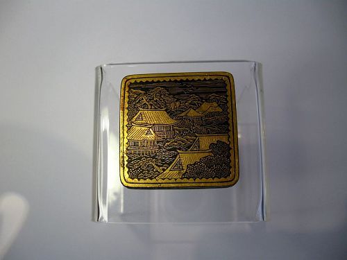 Japanese Miniature Komai Box, Dragonfly Mark for Komai Otojiro