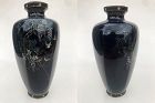 Japanese Cloisonne Vase, Attributed to Hayashi Kodenji