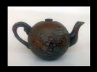 Chinese Carved Coconut Teapot
