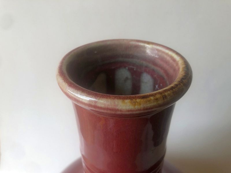 Chinese Sang de Boeuf Vase