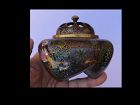 Japanese Cloisonne Lidded Koro