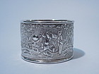 Chinese Silver Napkin Ring Circa 1900