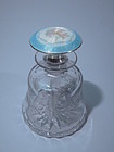 Foster & Bailey Perfume Bottle Sterling Enamel Crystal