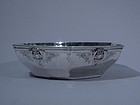 Tiffany American Sterling Silver Art Deco Bowl C 1920