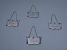 4 Cartier French Sterling Silver Liquor Tags