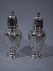 Pair of French 950 Silver Casters C 1900