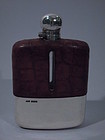 George V English Sheffield Sterling Silver Flask 1929