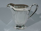 Antique American Edwardian Sterling Silver Water Pitcher
