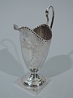 George III English Sterling Silver Creamer 1785