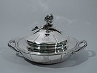 French Belle Epoque Silver Covered Vegetable Dish by Odiot