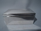 American Modern Sterling Silver Casket Box by Tiffany