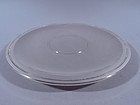 Tiffany Spare & Modern Sterling Silver Footed Serving Plate C 1950