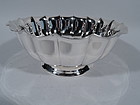 Striking Fluted and Footed Sterling Silver Bowl by Reed & Barton