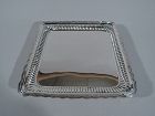 Charming Sterling Silver Square Salver Tray by Gorham