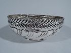 Antique Tiffany Sterling Silver Bowl with Bold Ornament