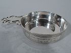 Antique American Mother Goose Sterling Silver Porringer by Tiffany