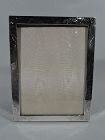Art Nouveau Sterling Silver Picture Frame by Collectible Unger Bros