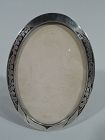 Antique Tiffany Sterling Silver and Copper Forget-Me-Not Picture Frame