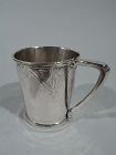 Antique American Coin Silver Baby Cup
