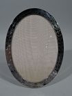 Tiffany Art Deco Sterling Silver Oval Picture Frame