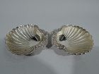 Pair of Italian Traditional Silver Scallop Shells